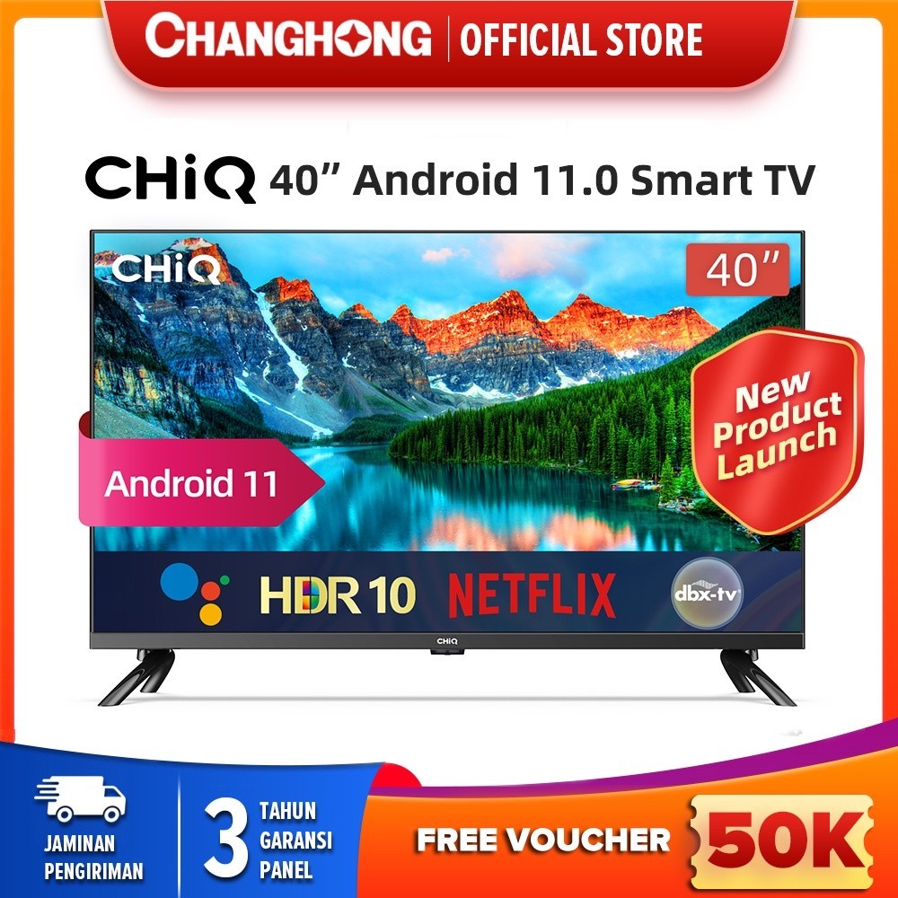 Jual Chiq Inch Newest Android Frameless Smart Tv Digital Led Tv