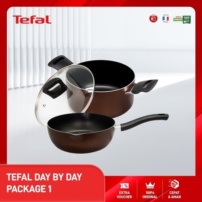 Jual Tefal Day By Day Package 1 Wajan Panci Set Penggorengan Frypan