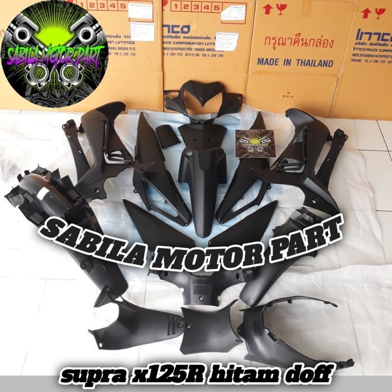 Jual Full Set Cover Body Halus Dan Kasar Honda Supra X R Batman