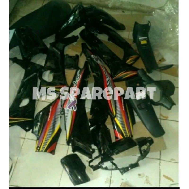 Jual Cover Full Set Body HONDA Supra Fit Lama Atau Supra X Lama Full