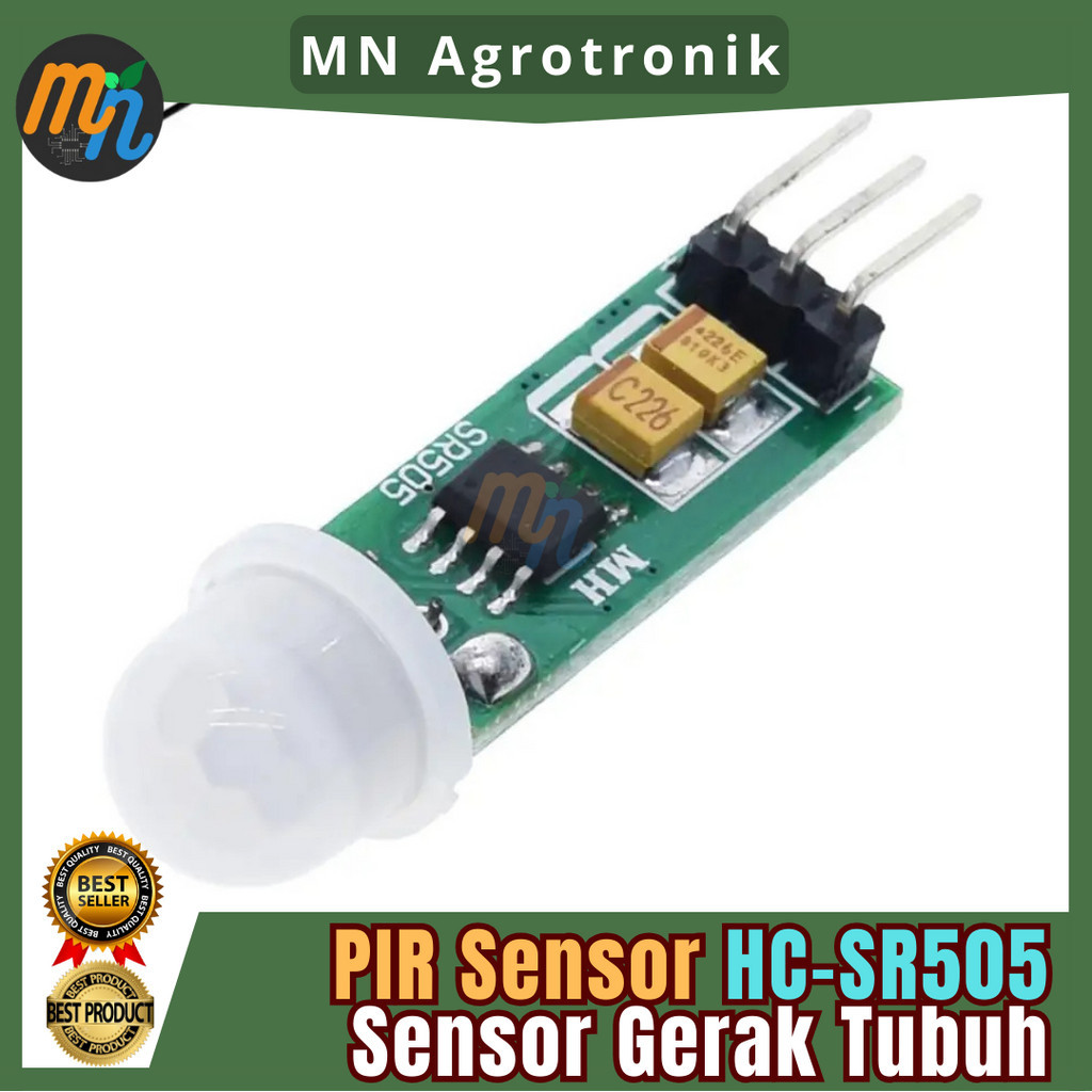 Jual HC SR505 MINI PIR SENSOR BODY SENSING MODULE SENSOR GERAK TUBUH