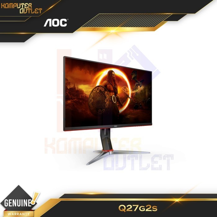 Jual AOC 27 Q27G2SD IPS Panel 170Hz 1ms HDR400 QHD Gaming Monitor Led