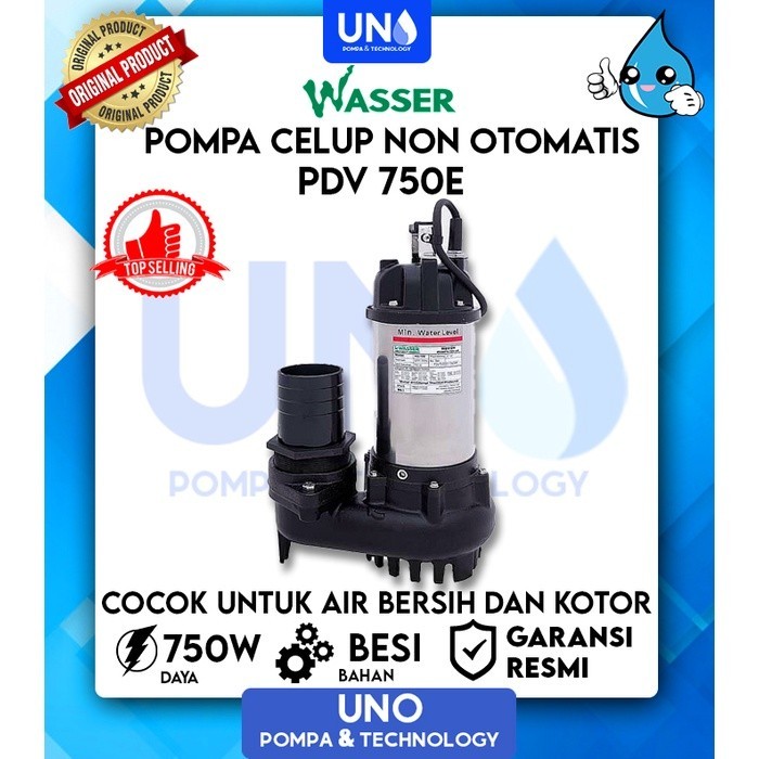 Jual Pompa Celup Air Kotor Wasser PDV 750 E Shopee Indonesia