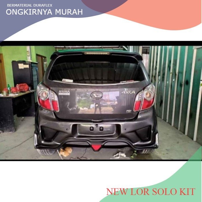 Jual Bemper BODYKIT Agya Gk5 2013 2017 Led 4 Pcs Kh Kuat Tebal Lentur