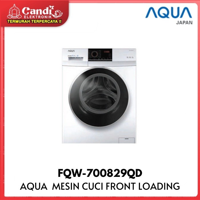 Jual Aqua Mesin Cuci Front Loading Kg Fqw Qd Inverter Hijab