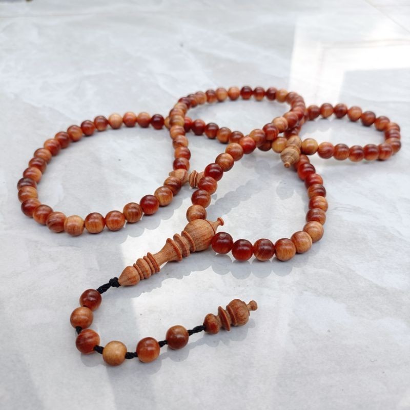 Jual Tasbih Kayu Raja Agathis Super Tembus Cahaya Mm Shopee Indonesia