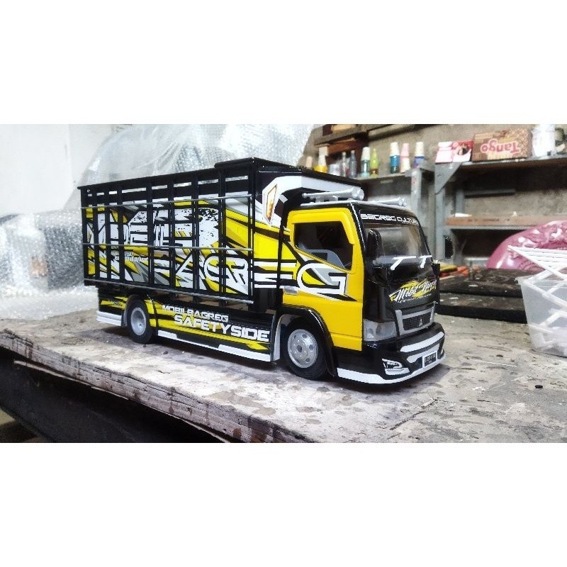 Jual RC Full Propo Miniatur Truk Oleng 3D Print Detail Skala 15 Bisa