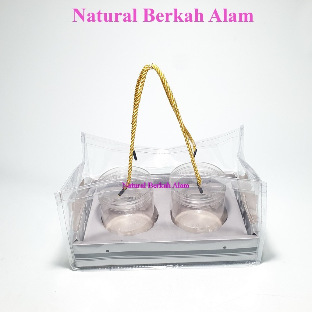 Jual Toples Lebaran 600 Ml Tabung Natural Tutup Plastik Clear Hampers