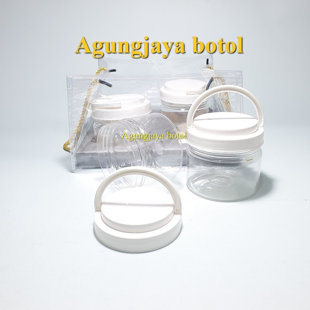 Jual Toples Lebaran 400 Ml Tabung Tutup Handle Hampers Tas Tatakan Emas