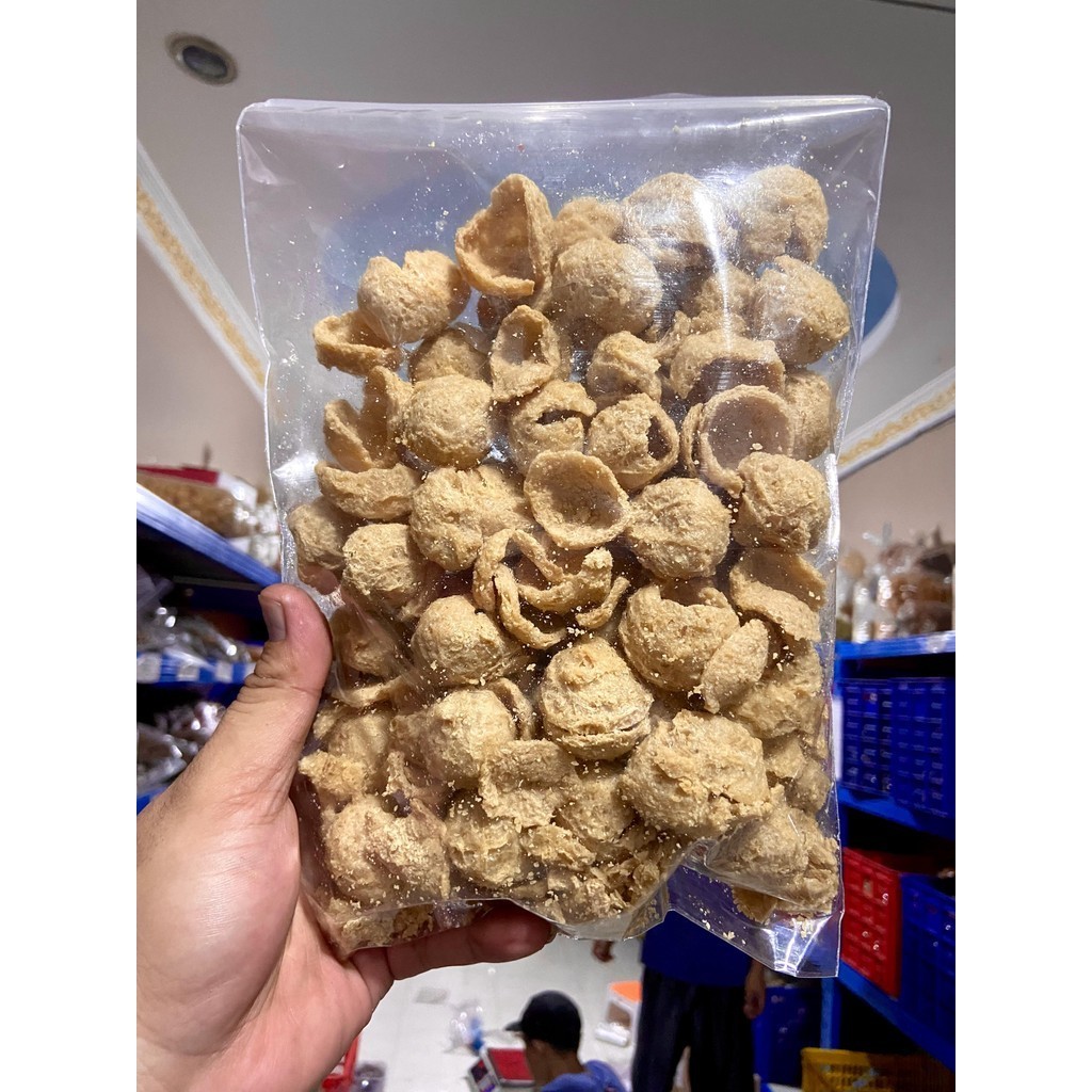 Jual Keripik Tahu Bulat Kulit Tahu Bulat Camilan Kiloan Kg