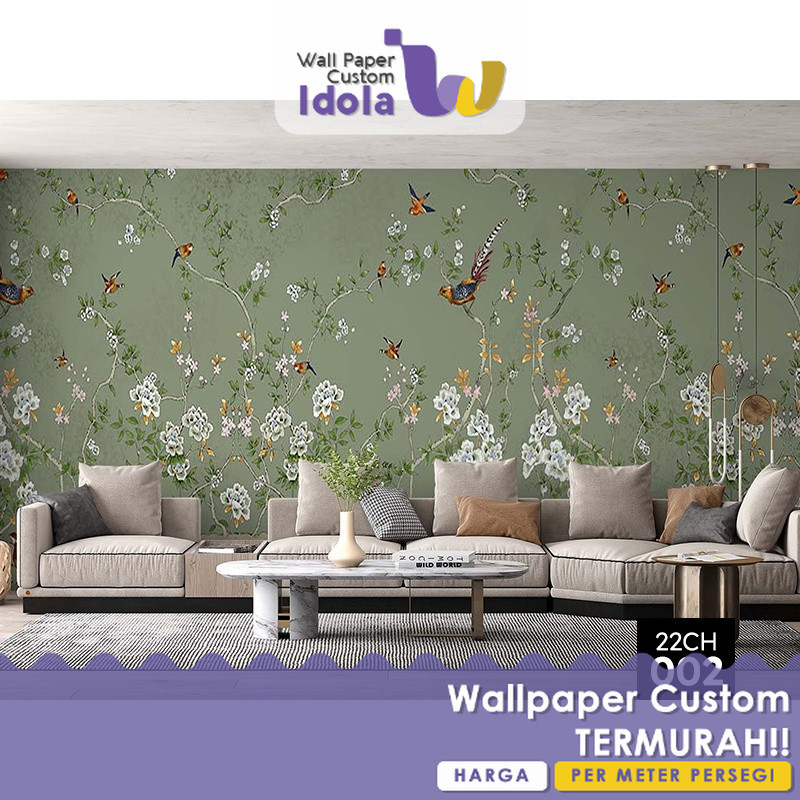 Jual Wallpaper Custom Wallpaper Custom Ruang Tamu Wallpaper Custom