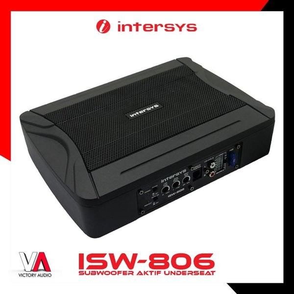 Jual Subwoofer Aktif Kolong Jok Audio Mobil INTERSYS ISW 806 6 Inch X 8