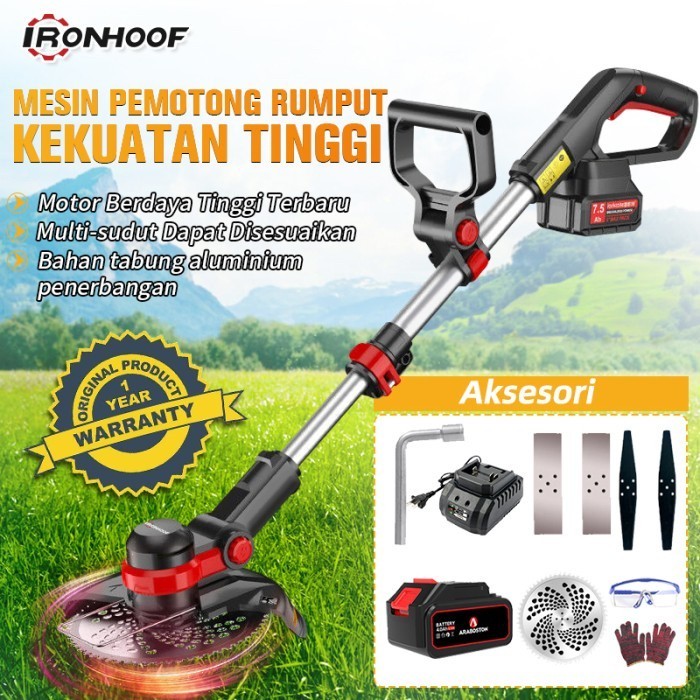 Jual Ironhoof Mesin Potong Rumput 48V Mesin Pemotong Rumput Listrik