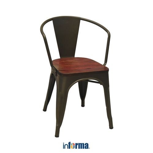 Jual Informa London Elm Kd Kursi Berlengan Cokelat Arm Chair Cafe