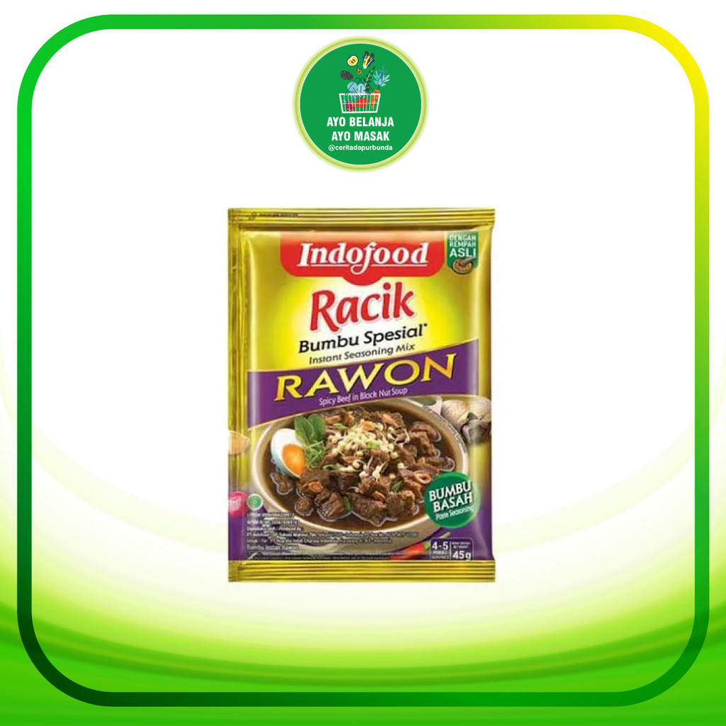 Jual Bumbu Basah INDOFOOD RAWON Kemasan 45 Gram Ayo Belanja Jogja