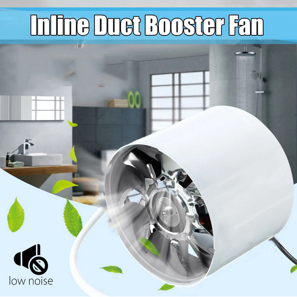 Jual Inline Duct Fan Booster Exhaust Blower Toilet Dapur Restoran Udara