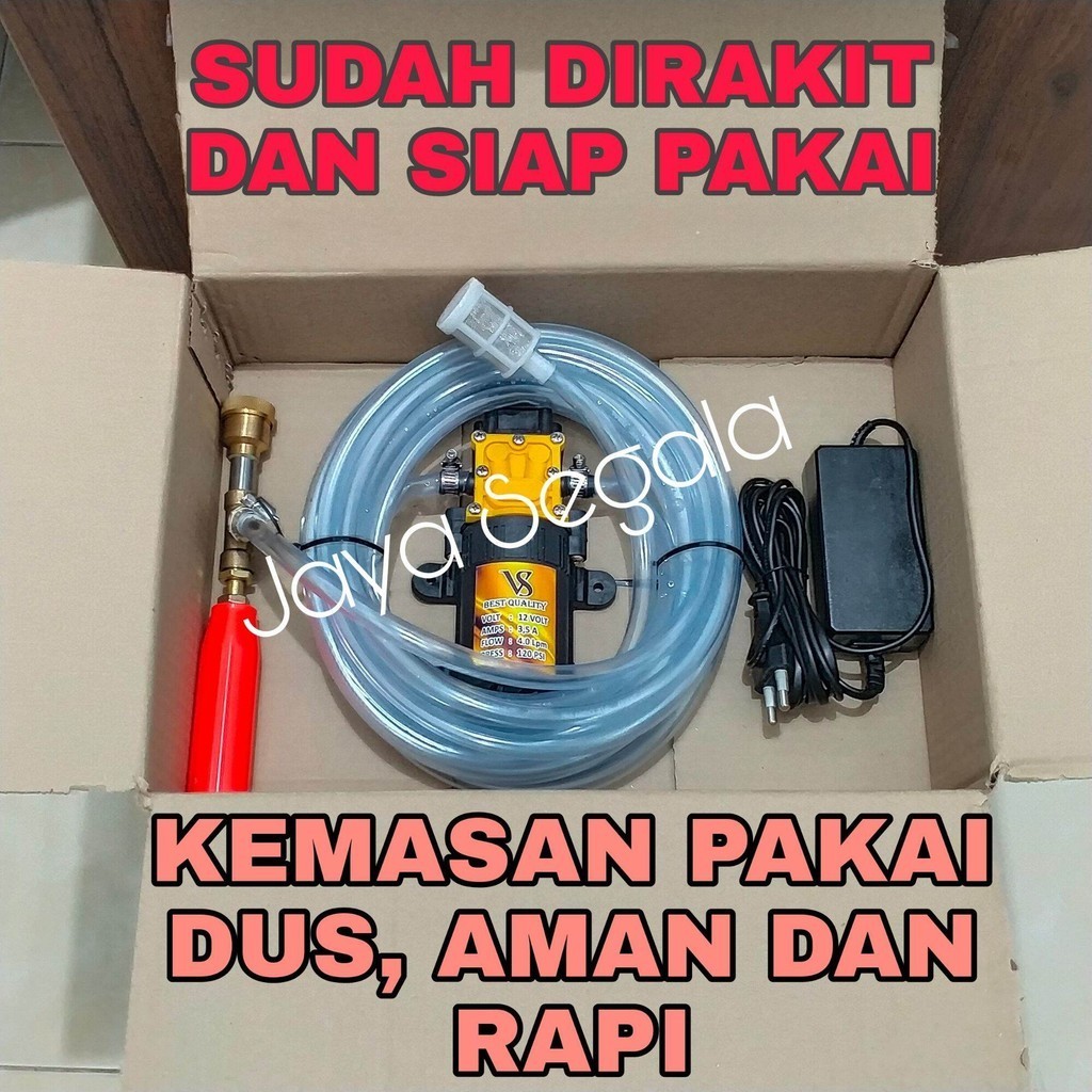 Jual Alat Steam Cuci Motor Mobil Ac Mesin Pompa Dc Mini Murah Paket