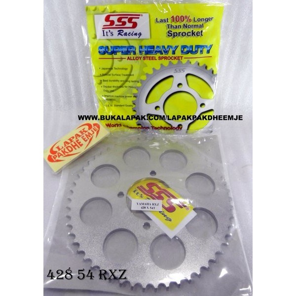 Jual GER GEAR BELAKANG SSS 428 54 RXZ RX KING JUPITER MX NEW JUPITER MX