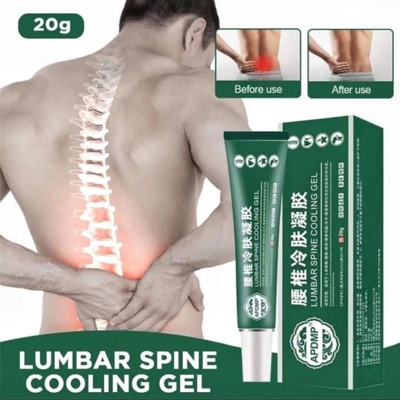 Jual Lumbar Spine Cooling Gel Salep Ampuh Pereda Nyeri Tulang Sendi Dan