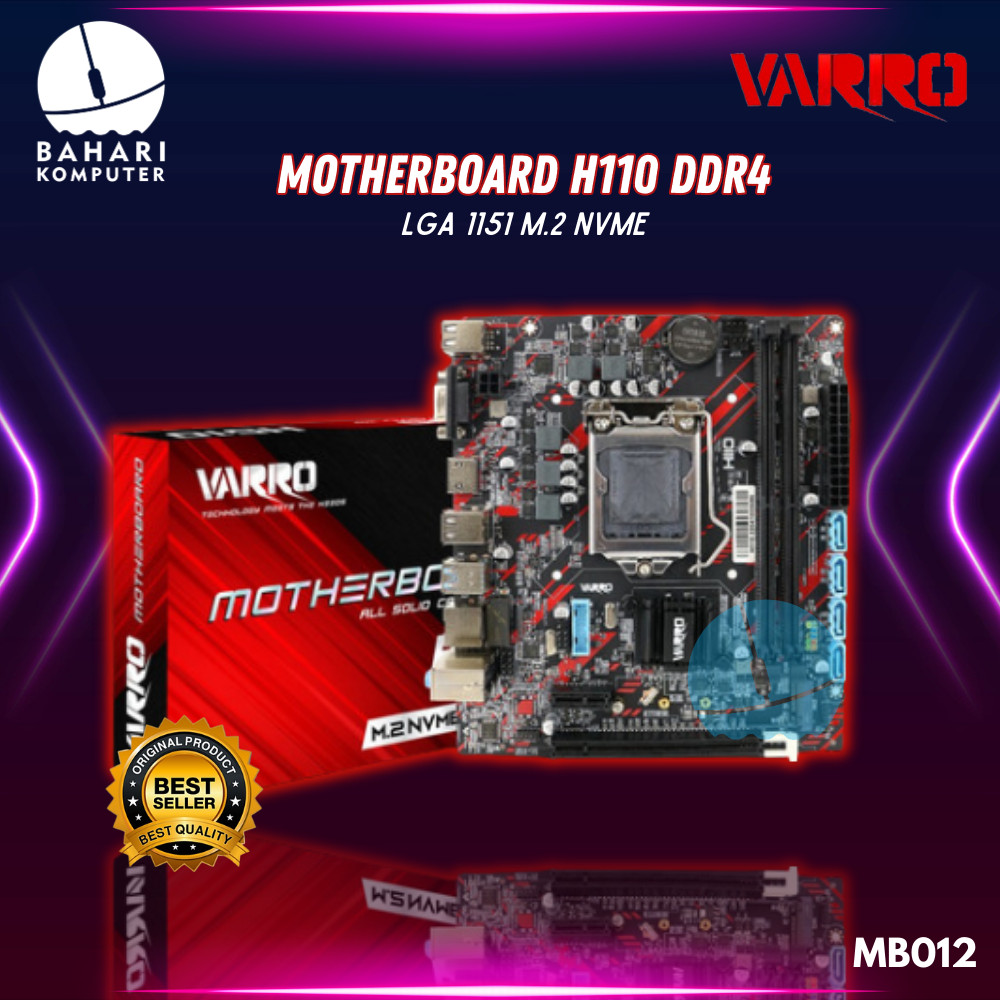 Jual Motherboard Varro H Socket Lga New Mobo Pc H Shopee