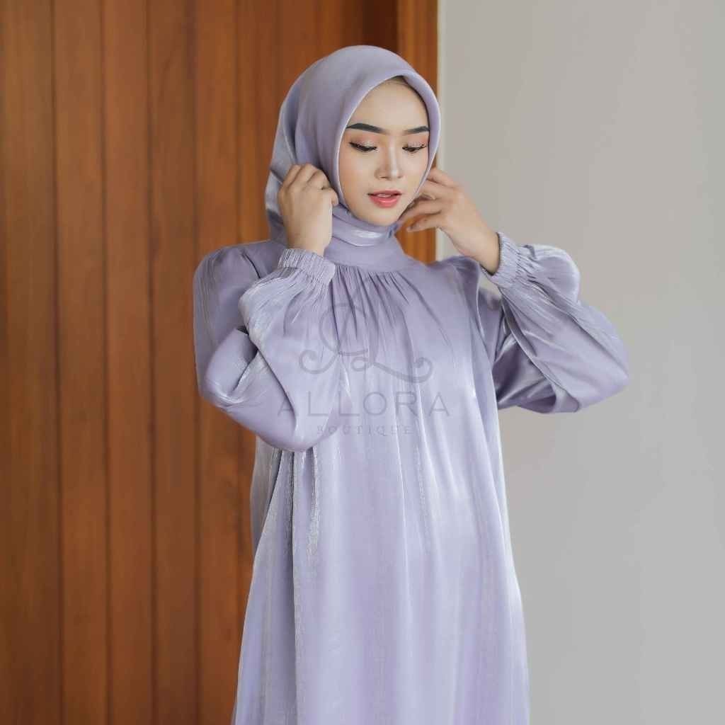 Jual Promo Ramadhan Sale Allora Nova Dress Set Free Scrunchie