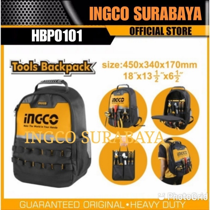 Jual Ingco Hbp Tools Bacpack Kg Tas Ransel Alat Perkakas Kunci