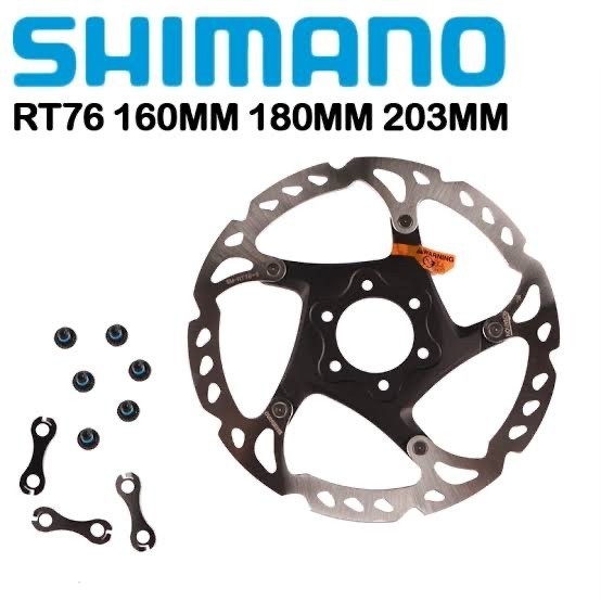 Jual Shimano Rotor SM RT76 160mm Six Bolt Shopee Indonesia