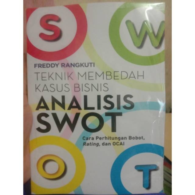 Jual Buku Analisis Swot Teknik Membedah Kasus Bisnis Freddy Rangkuti