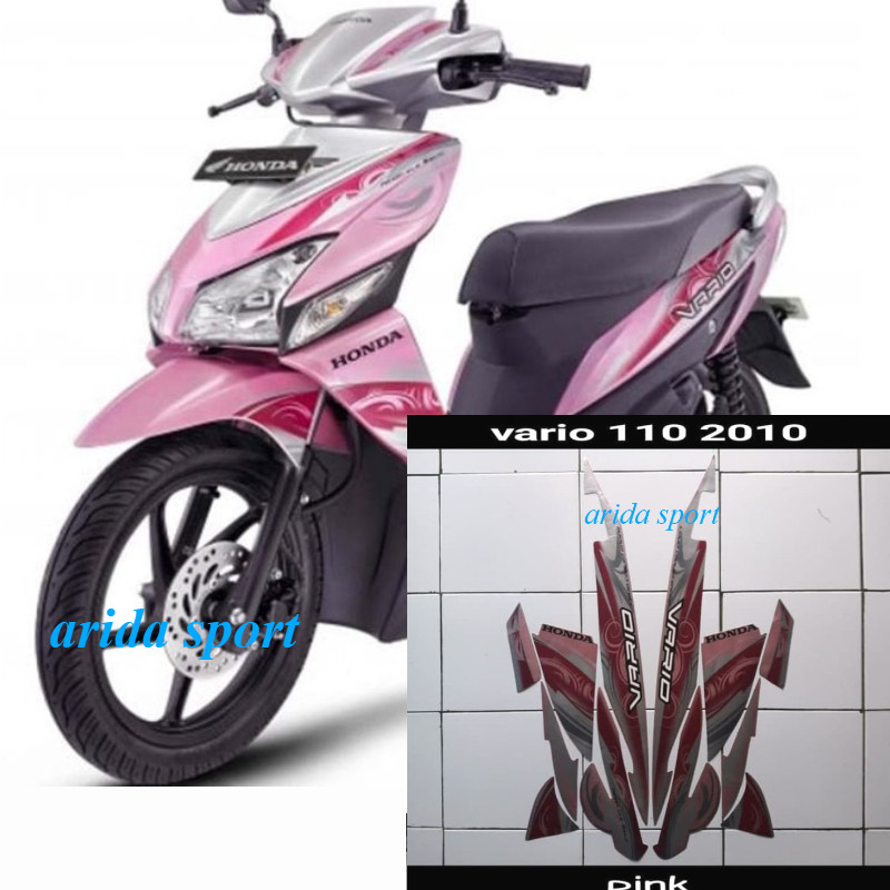 Jual Stiker Striping Motor Honda Vario Karbu Cw Pink Shopee