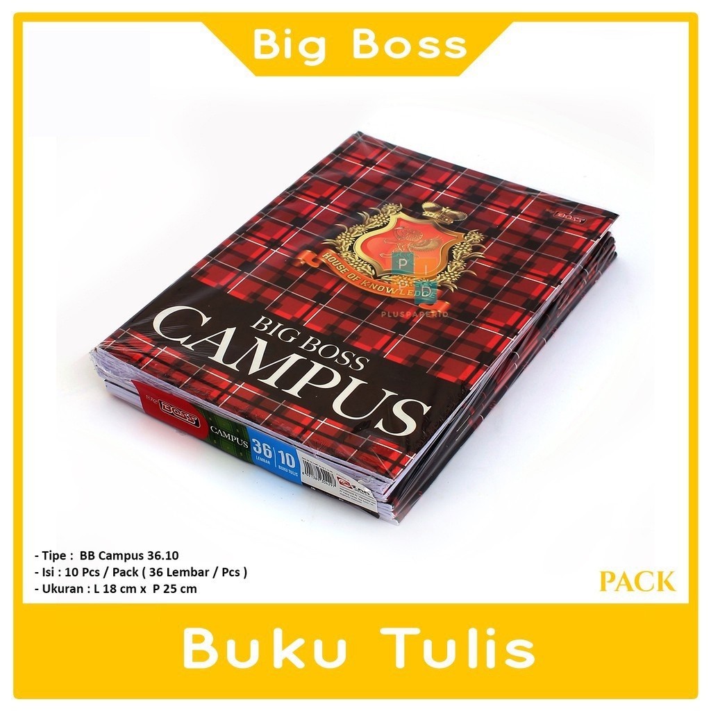 Jual Oneliving Bk Buku Tulis Big Boss Campus Garis Lembar Pack