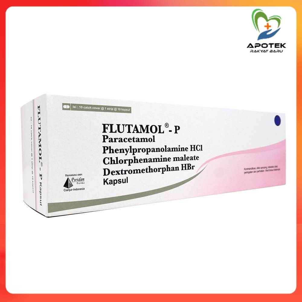 Jual Flutamol Tablet Perstrip Isi Tablet Obat Demam Batuk Pilek Flu