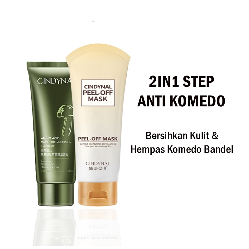 Jual 1SET Cindynal Peel Off Mask Cleanser Amino Acid Skin Care