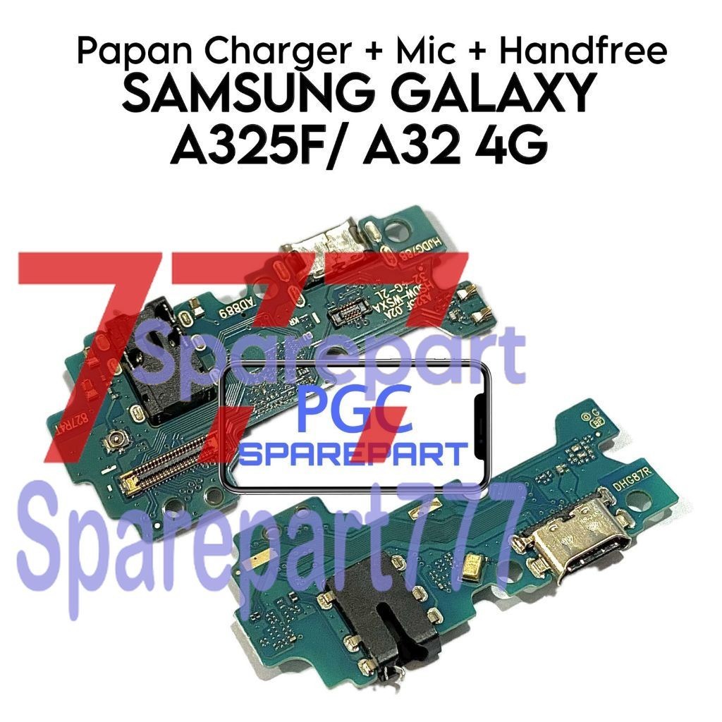 Jual Papan PCB Konektor Charger Mic Handsfree Samsung Galaxy A32 4G