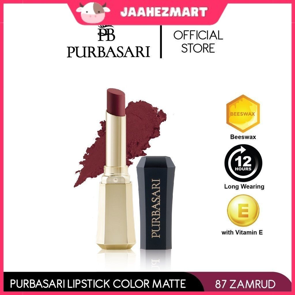 Jual Purbasari Lipstick Color Matte Lipstick Tahan Jam Ringan Dan