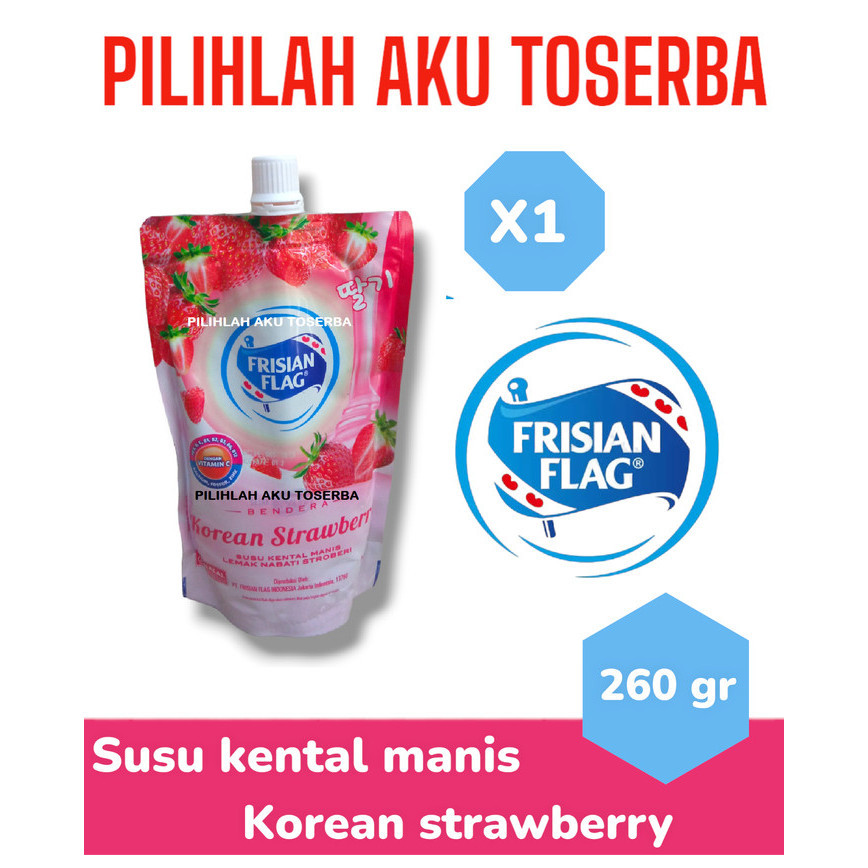 Jual Frisian Flag Susu Kental Manis Korean Strawberry Gram