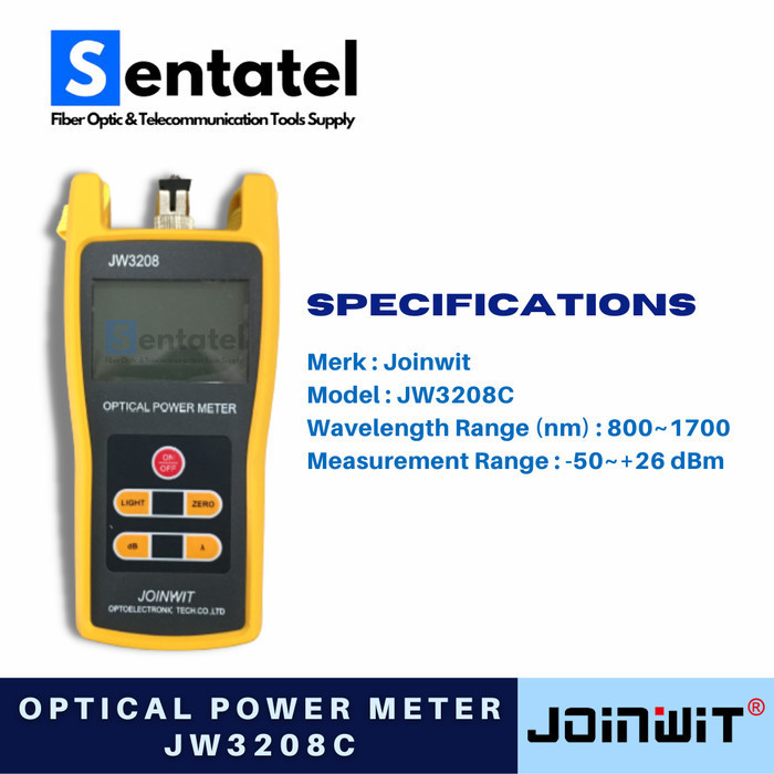 Jual Optical Power Meter OPM Joinwit JW3208 Shopee Indonesia