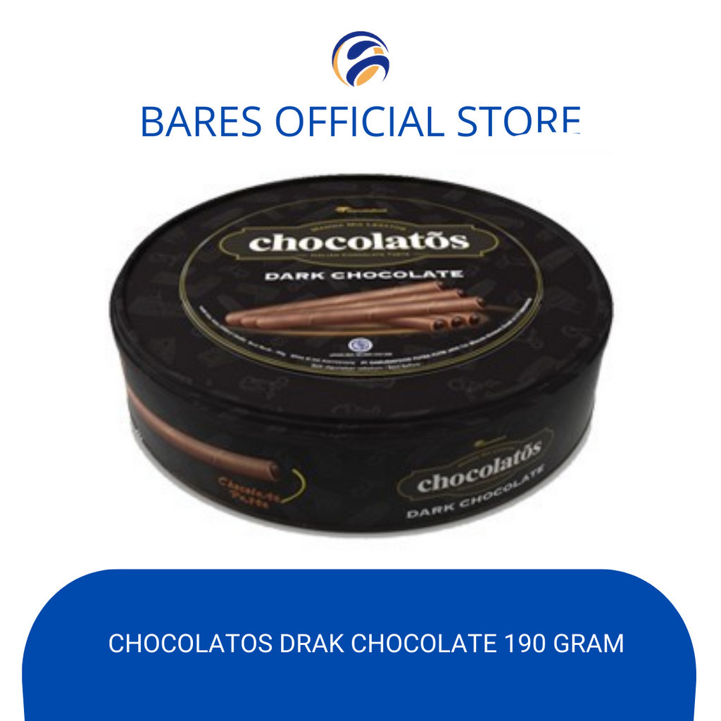 Jual Wafer Roll Chocolatos Dark Chocolate Premium Edition Toples