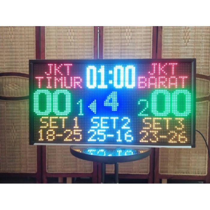 Jual Papan Skor ShotClock Scoreboard Score Board Voli Badminton Futsal