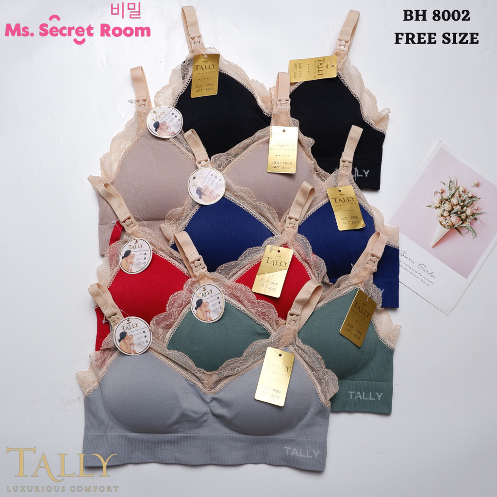 Jual TALLY BRA BH MENYUSUI 8002 BUSA TIPIS TANPA KAWAT BAHAN