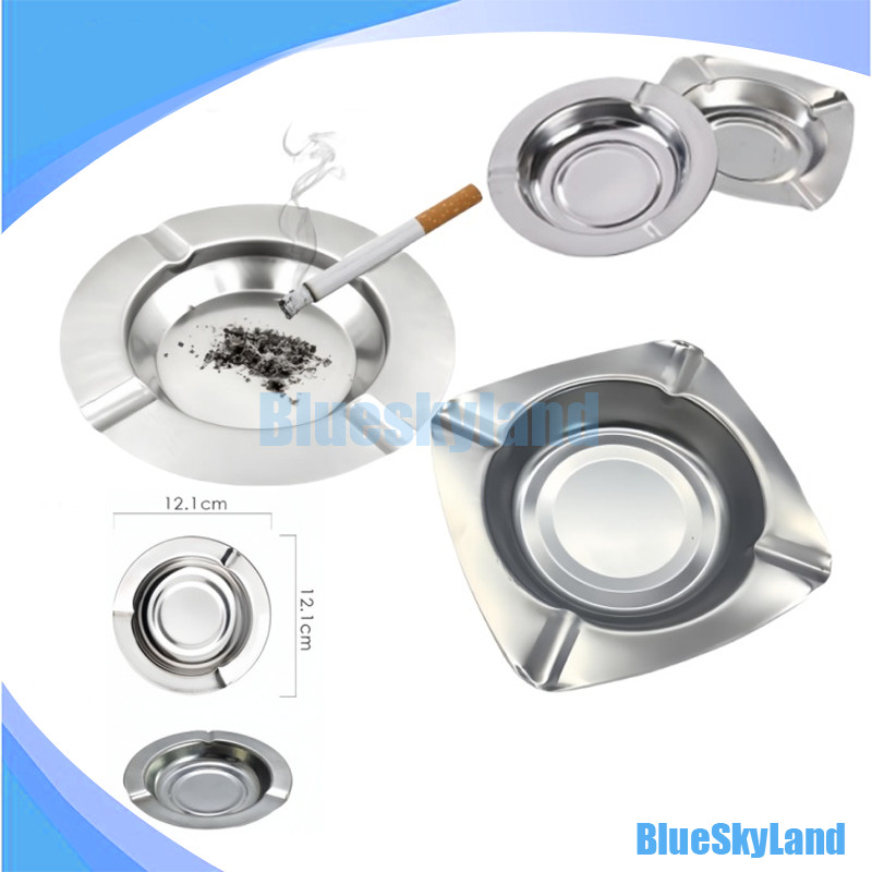 Jual Asbak Rokok Stainless Bulat Steel Asbak Ashtray Mangkok Asbak