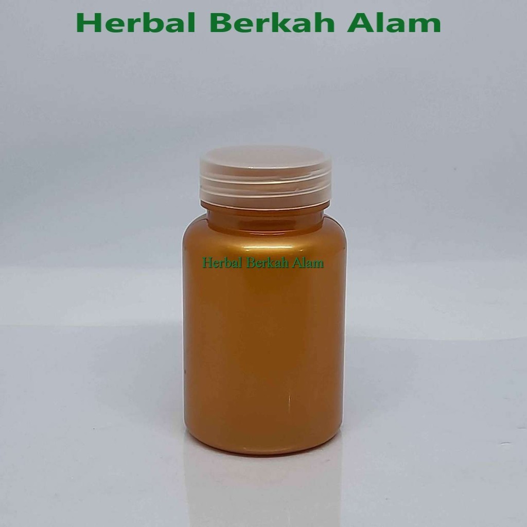 Jual Botol Obat Ml Emas Mutiara Tutup Natural Polos Botol Obat