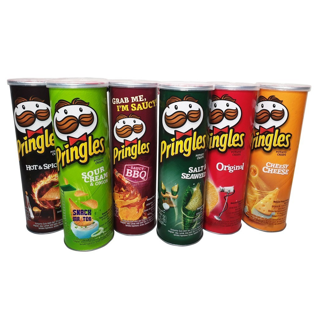 Jual Pringles Snack Kentang Netto 107 Gr Shopee Indonesia