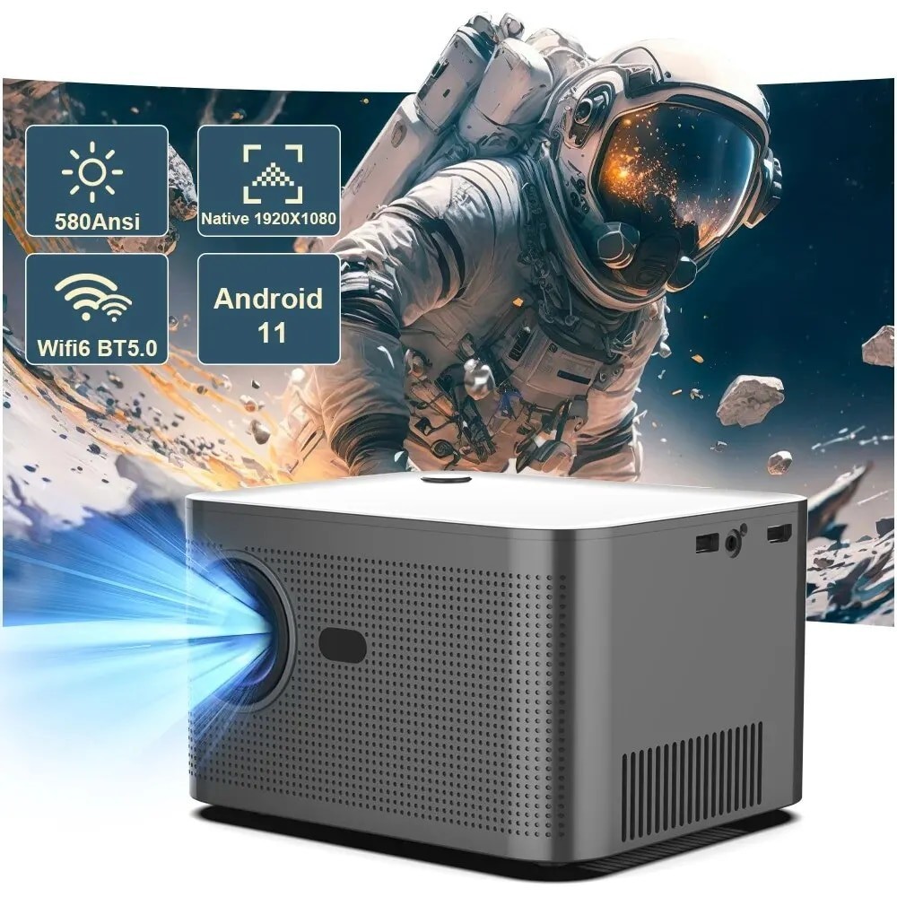 Jual New Projector Hy350 Android 11 Real 4K 1920 1080P Wifi6 580ANSI