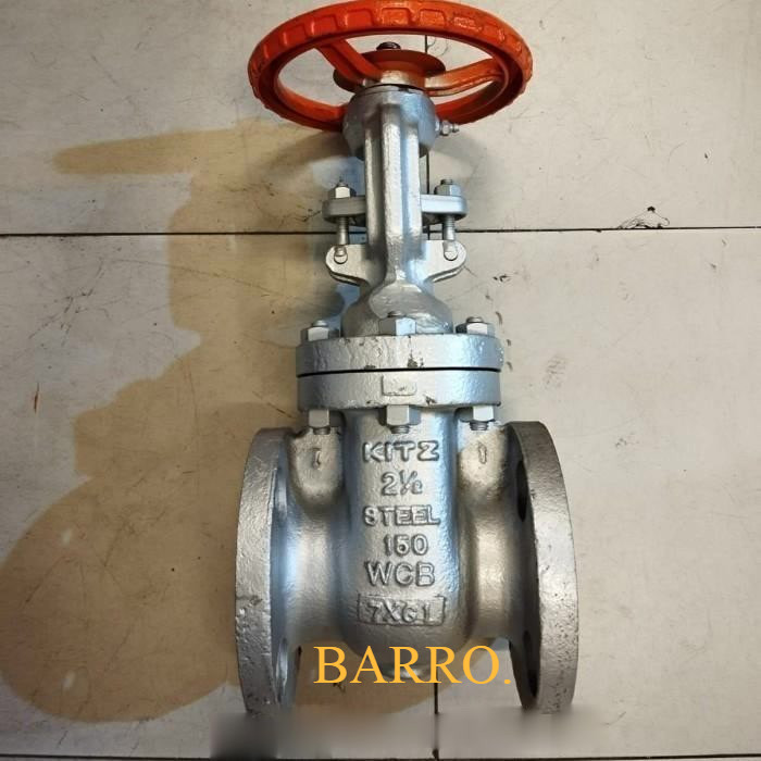 Jual Gate Valve Ansi 150 Kitz 2 Inch DN 50 WCB Carbon Steel Stop Kran