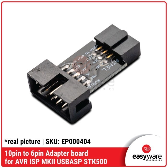 Jual Pin To Pin Adapter Board For Avr Isp Mkii Usbasp Stk Ss