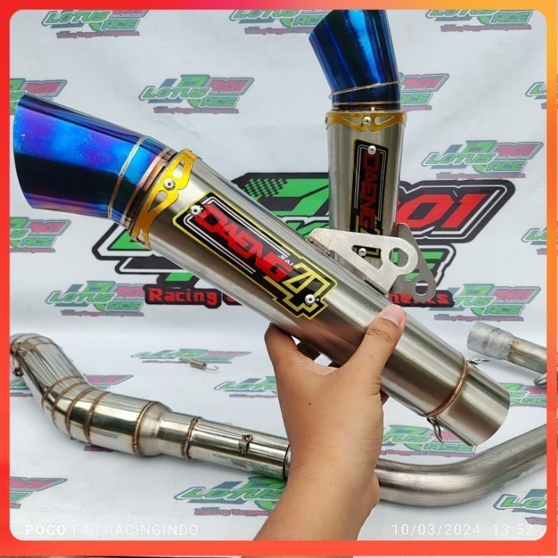 Jual Daeng Sai4 Open Specs Exhaust Big Elbow For Pipe Bajaj Ct100