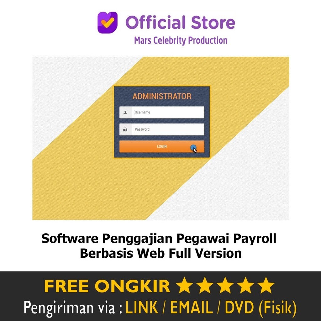 Jual Program Sistem Informasi Penggajian Pegawai Payroll Berbasis Web