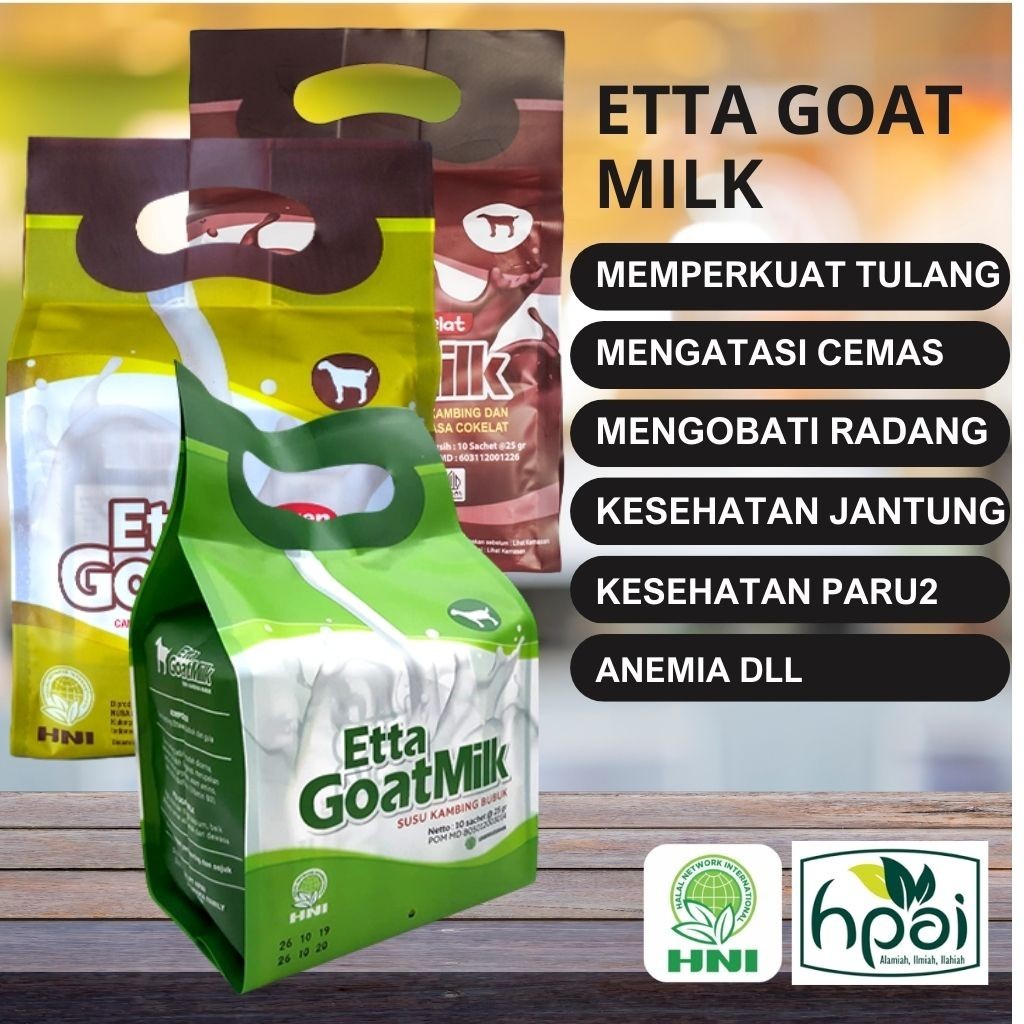 Jual Susu Kambing Ettawa Etta Goat Milk Rasa Original Aren Coklat