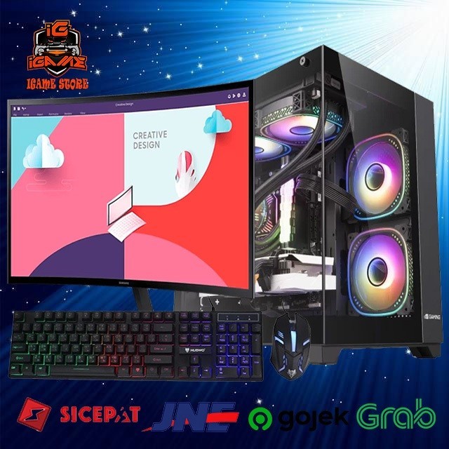 Jual Paket Lengkap Full Set Pc Gaming Ryzen G Ddr Gb Monitor