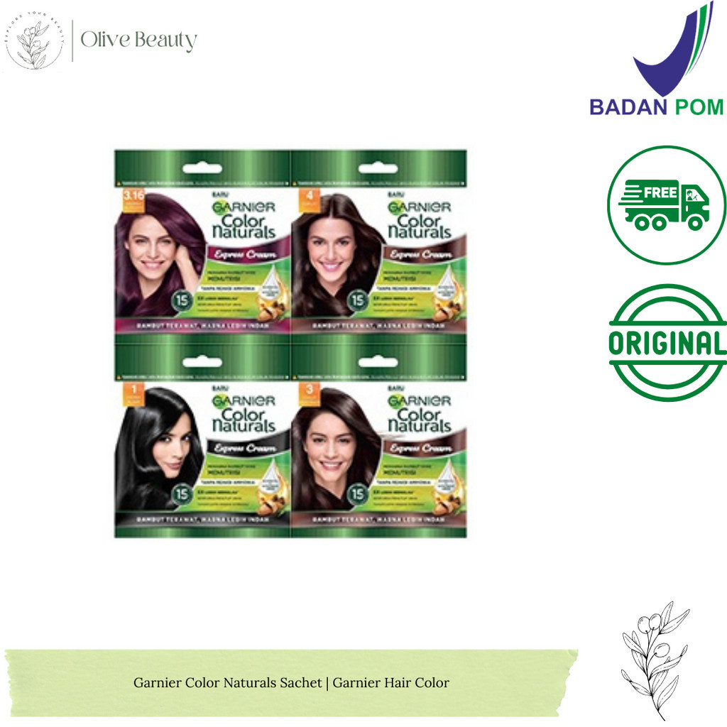 Jual Garnier Color Naturals Sachet Garnier Hair Color Shopee Indonesia